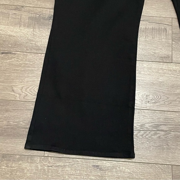 Universal Standard Sava Flare Jeans Plus Size 34 Black High Rise Full Length NEW - Picture 4 of 11